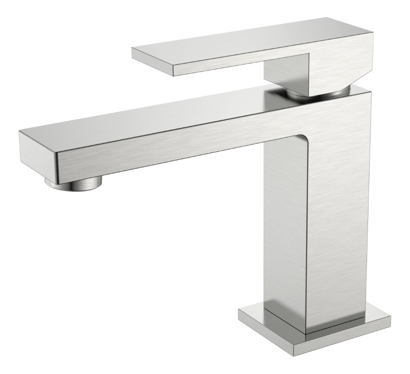 Cмеситель для раковины Boheme QUBIC Brushed Nickel 471-NB никель купить в интернет-магазине сантехники Sanbest