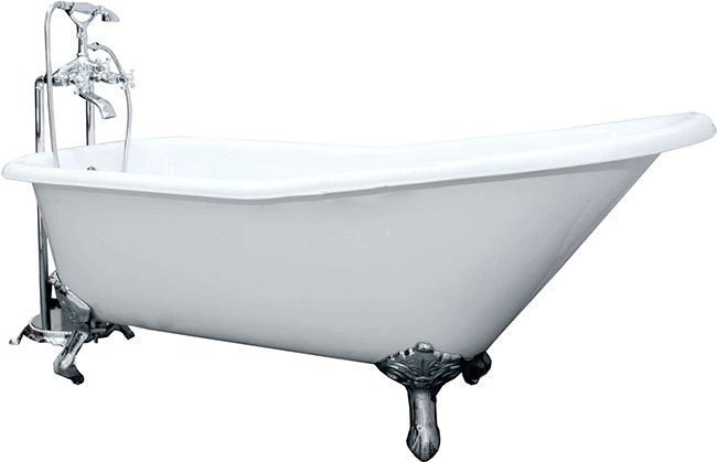 Ванна чугунная Elegansa Schale 170x75 Chrome купить в интернет-магазине Sanbest