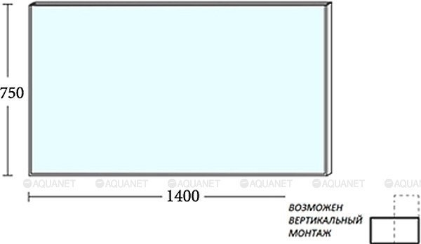 Зеркало De Aqua Сильвер 261684 140 медь в ванную от интернет-магазине сантехники Sanbest