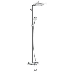 Душевая система Hansgrohe Crometta E Showerpipe 240 1jet 27298000 купить в интернет-магазине сантехники Sanbest