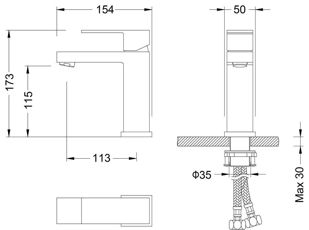 Смеситель для раковины Timo Selene 2061/17F купить в интернет-магазине сантехники Sanbest