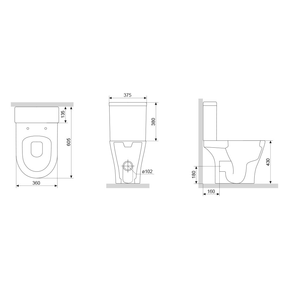 Унитаз Damixa SIRIUS DX86C8600SC белый, с крышкой микролифт, с бачком, безободковый купить в интернет-магазине Sanbest