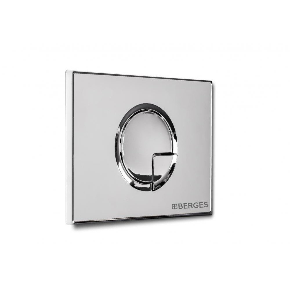 Кнопка для инсталляции BERGES NOVUM R3 хром купить в интернет-магазине сантехники Sanbest