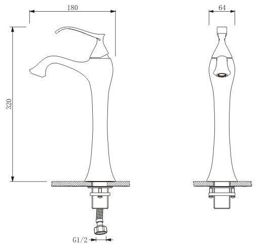 Смеситель для раковины Schein Pure 46221/8027002 купить в интернет-магазине сантехники Sanbest