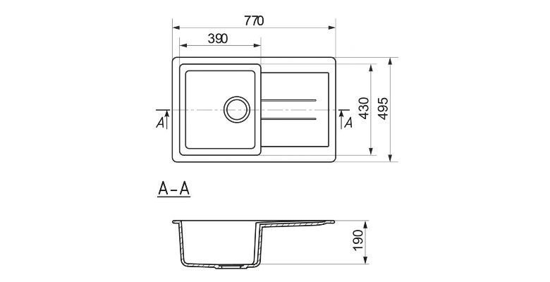 Мойка кухонная MIXLINE ML-GM31 537716 терракотовая купить в интернет-магазине сантехники Sanbest