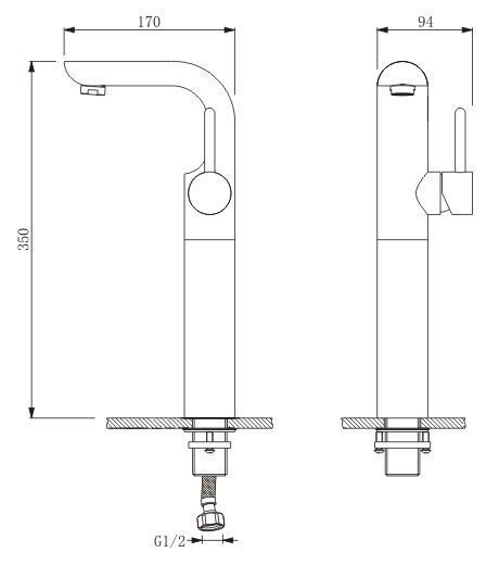 Смеситель для раковины Schein Icon 47221/8026002 купить в интернет-магазине сантехники Sanbest