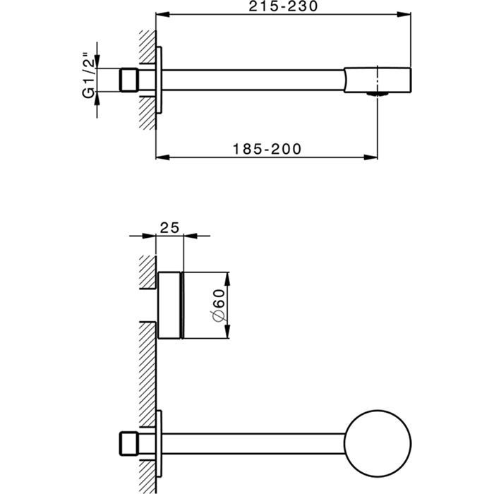 Смеситель для раковины Cisal Slim SM01351040 купить в интернет-магазине сантехники Sanbest