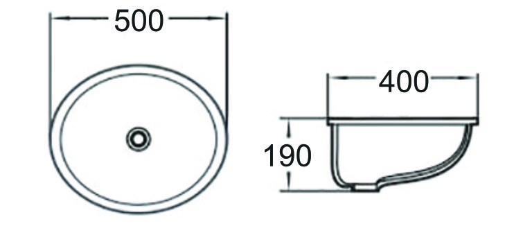 Раковина SantiLine SL-3005 белая купить в интернет-магазине Sanbest