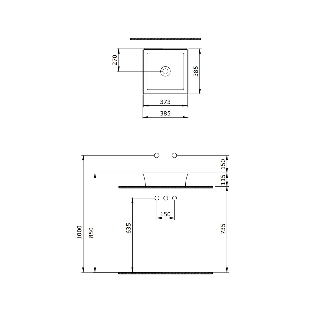 Раковина BERGES Ego SL 181010 белый глянец купить в интернет-магазине Sanbest