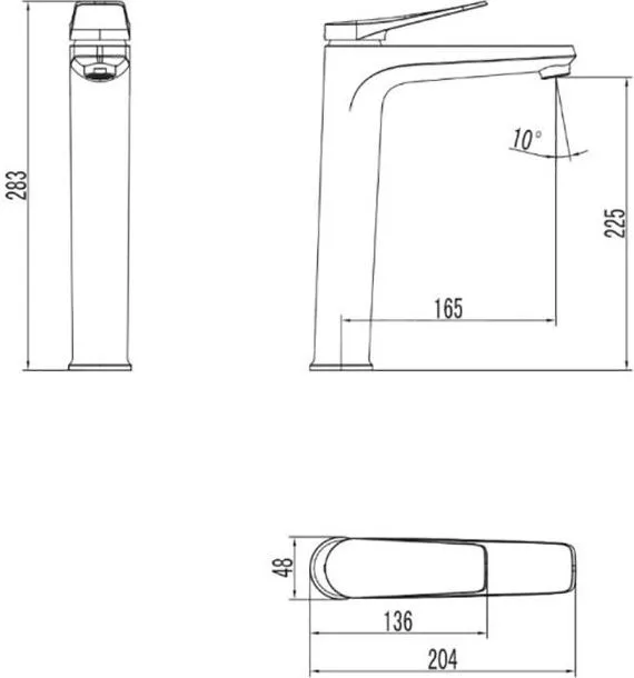 Смеситель для раковины Lemark Bronx LM3709GM купить в интернет-магазине сантехники Sanbest