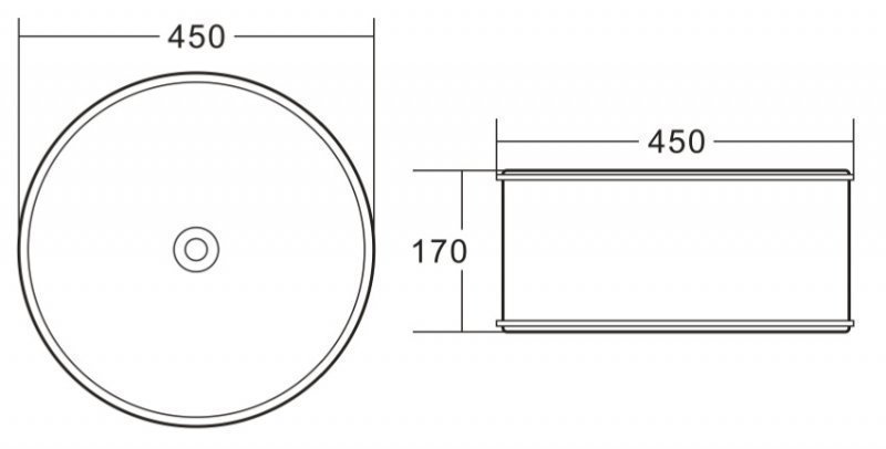 Раковина накладная Belbagno BB1383 купить в интернет-магазине Sanbest