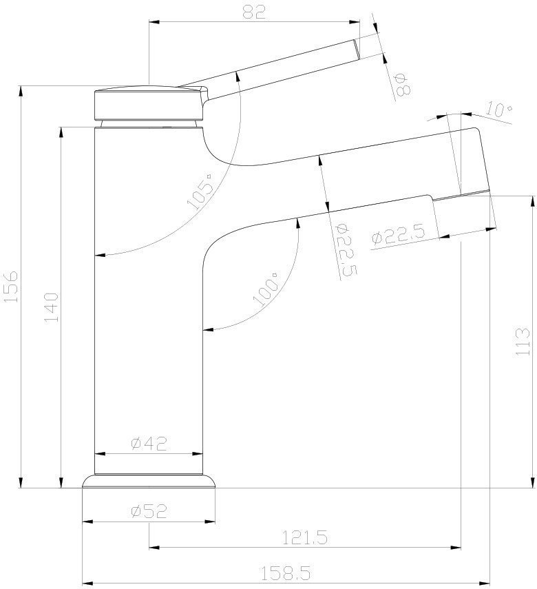 Смеситель для раковины Lemark Minima LM3806C купить в интернет-магазине сантехники Sanbest