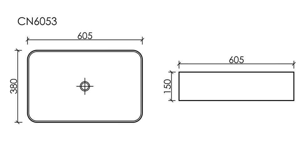 Раковина Ceramica Nova Element CN6053MW белая матовая купить в интернет-магазине Sanbest