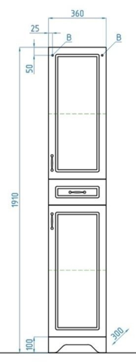 Мебель для ванной Style Line Олеандр-2 90 для ванной в интернет-магазине Sanbest