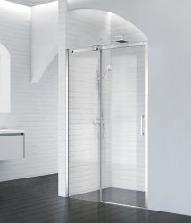 Душевая дверь BelBagno ACQUA BF-1 110 прозрачная/хром купить в интернет-магазине Sanbest