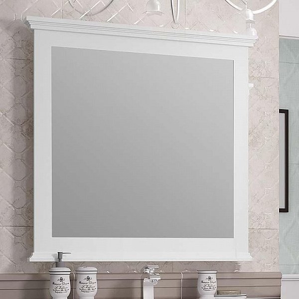 Зеркало Опадирис Палермо 80 белый матовый в ванную от интернет-магазине сантехники Sanbest