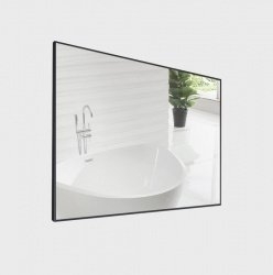 Зеркало BelBagno SPC-AL-1000-800 Nero в ванную от интернет-магазине сантехники Sanbest