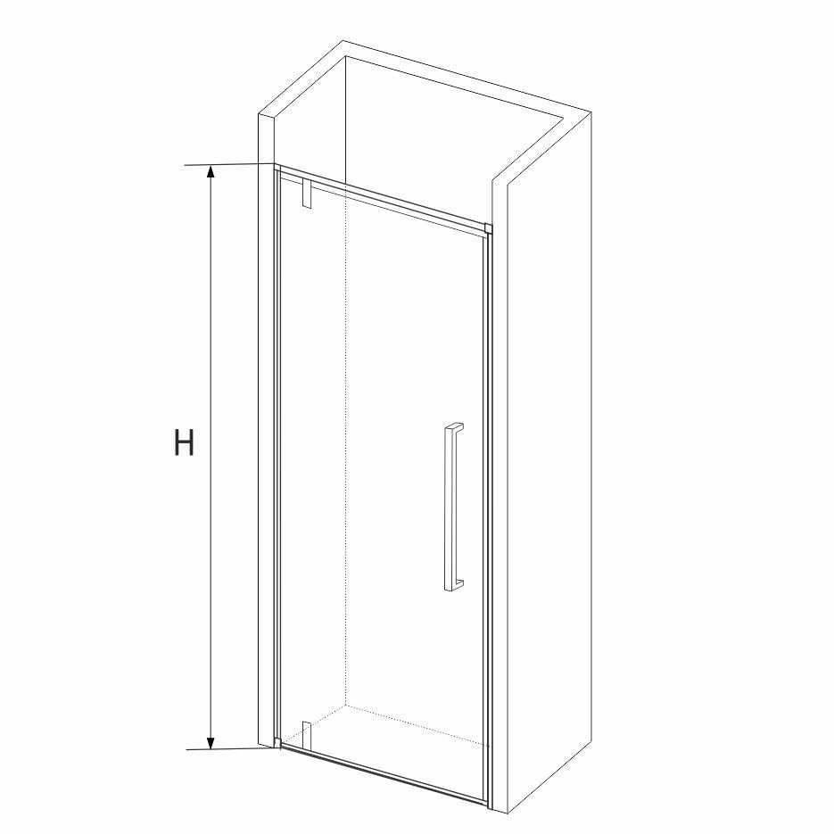 Душевая дверь RGW Stilvoll SV-02 90 купить в интернет-магазине Sanbest