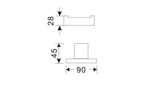 Крючок Orans P-7206 купить в интернет-магазине сантехники Sanbest