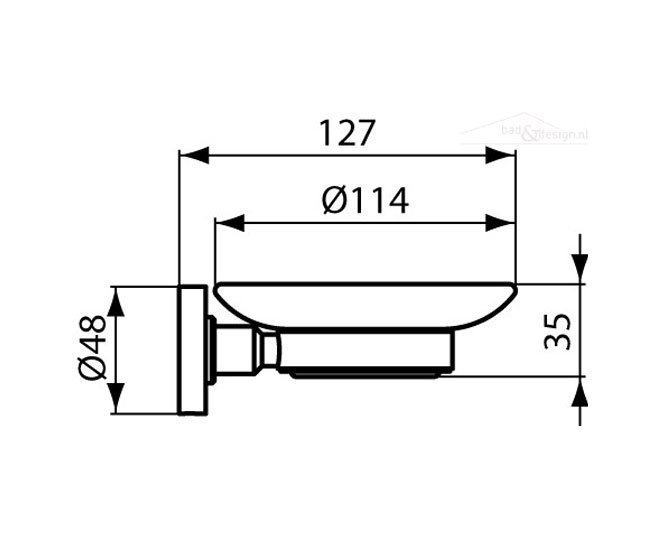 Мыльница Ideal Standard IOM A9123AA купить в интернет-магазине сантехники Sanbest