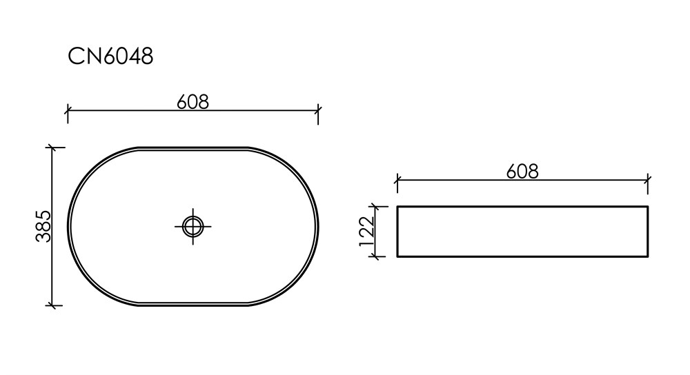 Раковина Ceramica Nova Element 60 CN6048MW белая матовая купить в интернет-магазине Sanbest