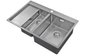 Мойка кухонная Zorg Inox R 5178-2-R Сталь купить в интернет-магазине сантехники Sanbest