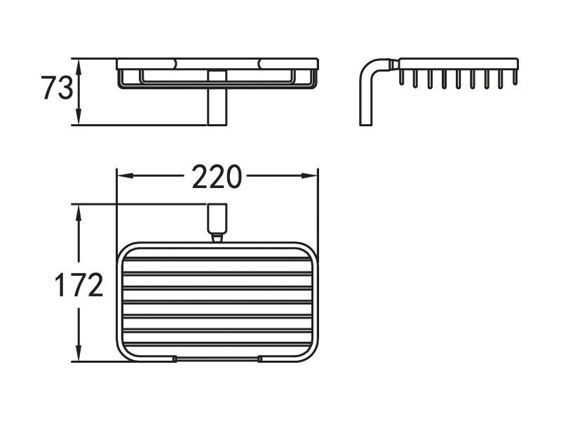 Мыльница Cezares Ultima CZR-F-8931 купить в интернет-магазине сантехники Sanbest