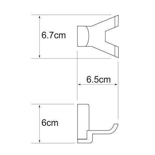 Крючок WasserKRAFT Leine K-5023 купить в интернет-магазине сантехники Sanbest