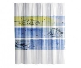Текстильная шторка для ванной WasserKRAFT Inn SC-43101 купить в интернет-магазине сантехники Sanbest