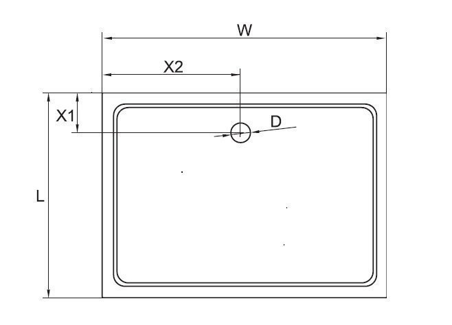 Душевой поддон Cezares TRAY-M-AH 120x80 купить в интернет-магазине Sanbest