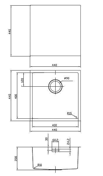 Кухонная мойка "шелк" IDDIS Edifice EDI44S0i77 купить в интернет-магазине сантехники Sanbest