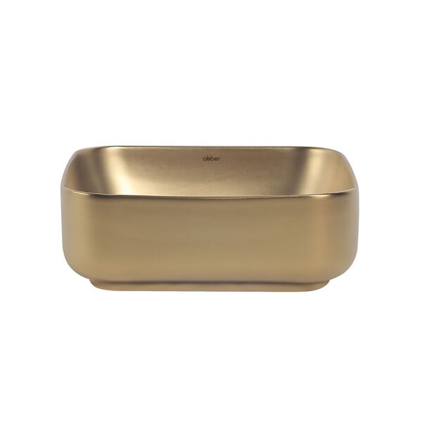 Раковина накладная ABBER Rechteck AC2211MMG золото матовое купить в интернет-магазине Sanbest