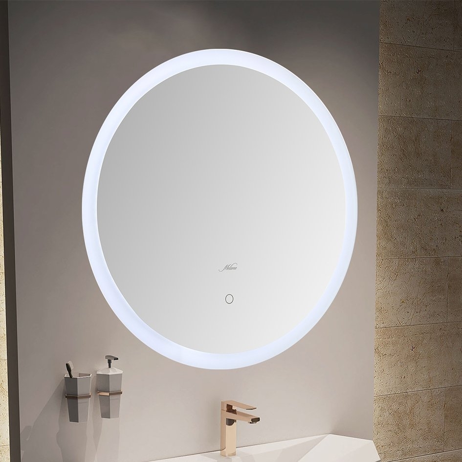 Зеркало LED Melana MLN-LED048 60x60 в ванную от интернет-магазине сантехники Sanbest