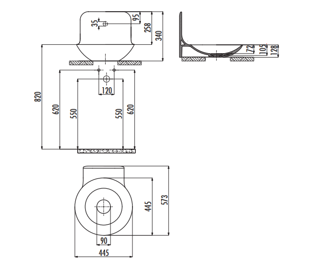 Раковина Creavit Foglia FG045 купить в интернет-магазине Sanbest