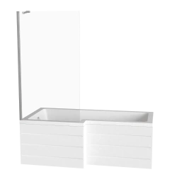 Шторка для ванны Good Door SCREEN BS-80-C-CH купить в интернет-магазине Sanbest