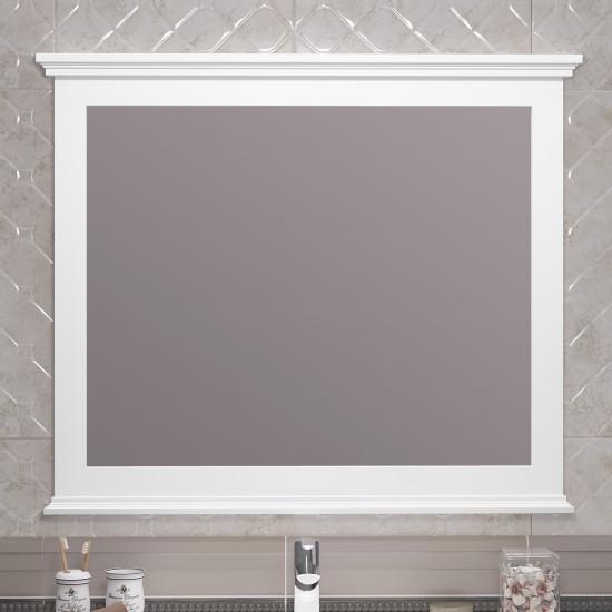 Зеркало Опадирис ПАЛЕРМО 00-00006728 100 белый матовый в ванную от интернет-магазине сантехники Sanbest