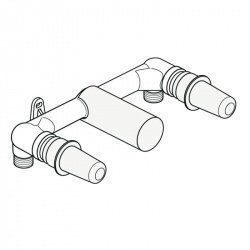 Скрытая часть для настенного смесителя Ideal Standard CELIA A3476NU купить в интернет-магазине сантехники Sanbest