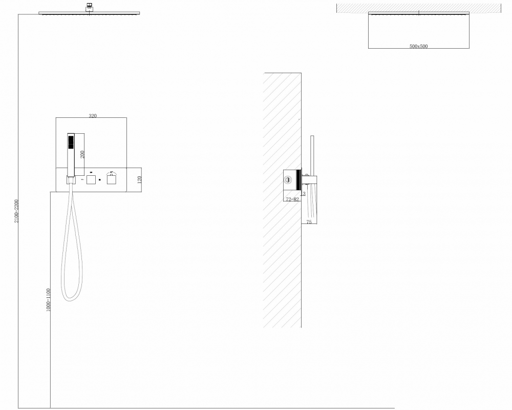 Душевая система Abber Daheim AF8255NG никель купить в интернет-магазине сантехники Sanbest