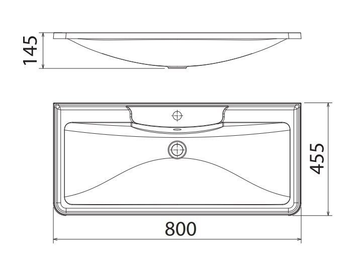 Тумба с раковиной BelBagno ACQUA 80 Pino Scania для ванной в интернет-магазине Sanbest