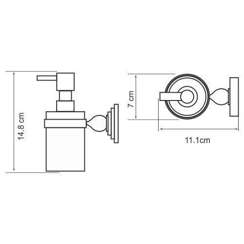 Диспенсер WasserKRAFT Diemel K-2299 купить в интернет-магазине сантехники Sanbest