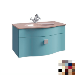 Тумба с раковиной Caprigo Nokturn 80 цвет на заказ/раковина стекло капучино для ванной в интернет-магазине Sanbest