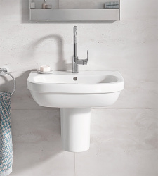 Раковина с полупьедесталом Grohe Euro Ceramic GR2003-1 65 купить в интернет-магазине Sanbest