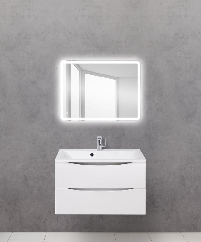 Зеркало BelBagno SPC-MAR-700-800-LED-TCH в ванную от интернет-магазине сантехники Sanbest
