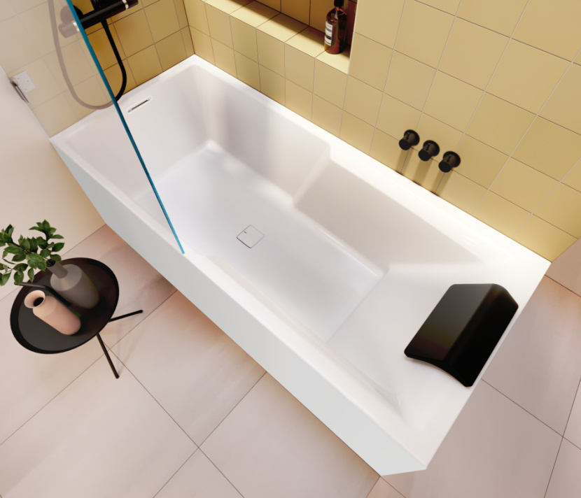 Ванна акриловая Riho Still Shower Elite 180x80 Plug & Play купить в интернет-магазине Sanbest