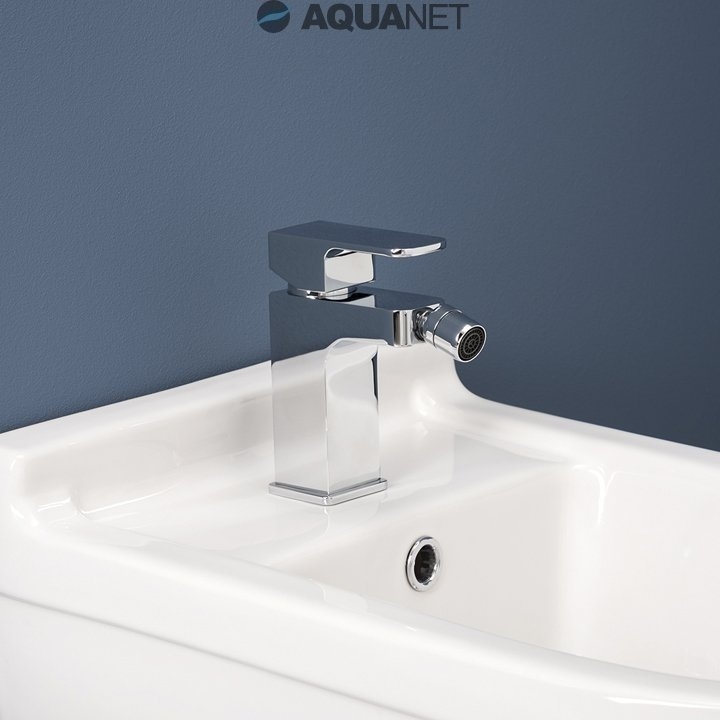 Смеситель для биде Aquanet Cubic SD90444-2 купить в интернет-магазине сантехники Sanbest