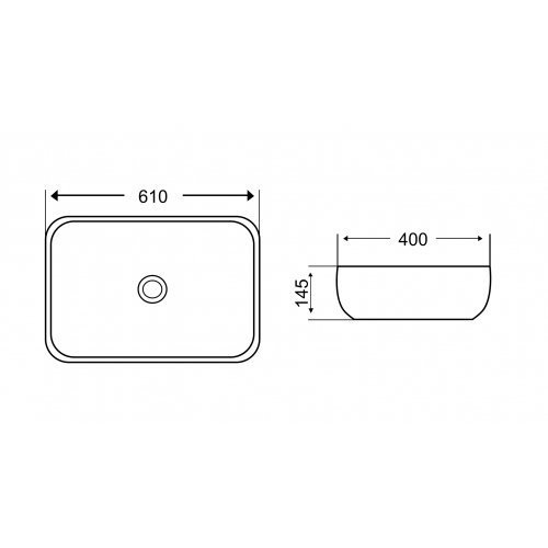 Раковина накладная WeltWasser SK ELBACH 2143P M805 купить в интернет-магазине Sanbest