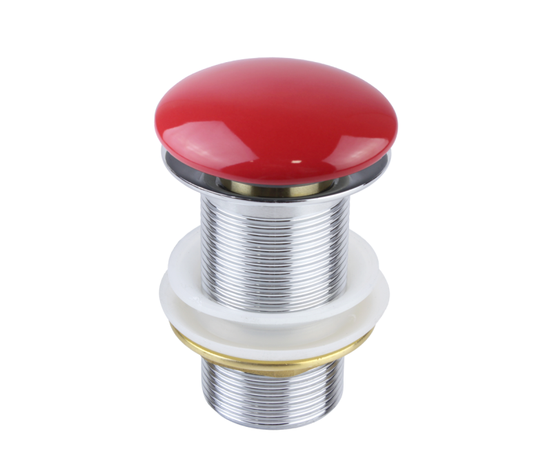 Донный клапан без перелива Bronze de Luxe 1001R красный купить в интернет-магазине сантехники Sanbest