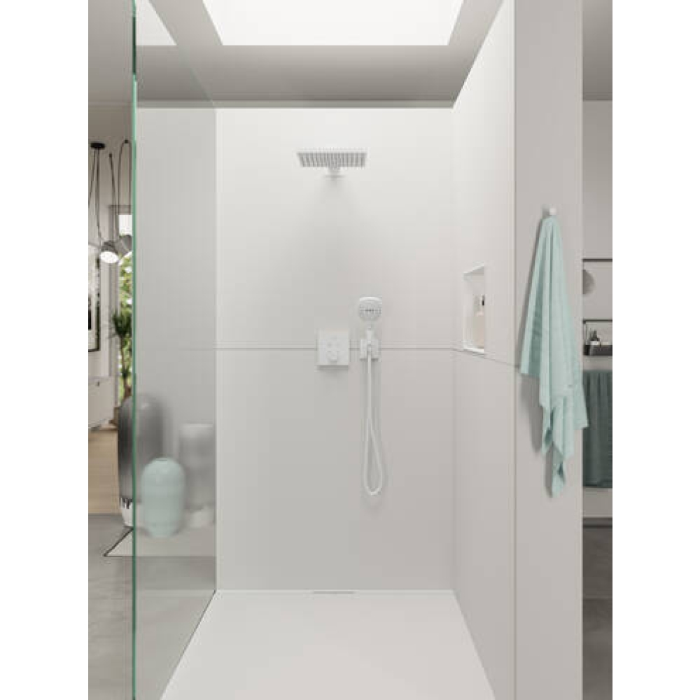 Верхний душ Hansgrohe Raindance E 26238700 белый матовый купить в интернет-магазине сантехники Sanbest