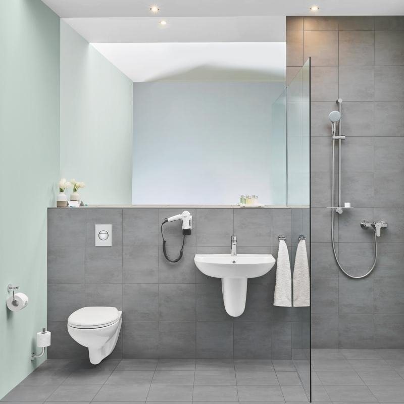 Раковина с полупьедесталом Grohe Bau Ceramic GR2007-2 61 купить в интернет-магазине Sanbest