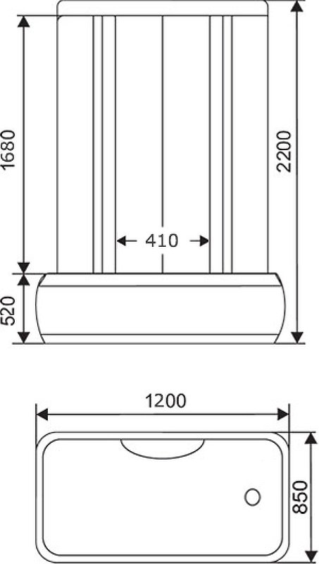 Душевая кабина Arcus AS-605 85x120 купить в интернет-магазине Sanbest